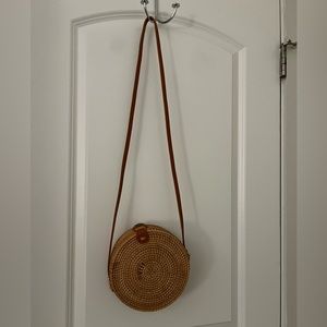 Round Rattan Bag
